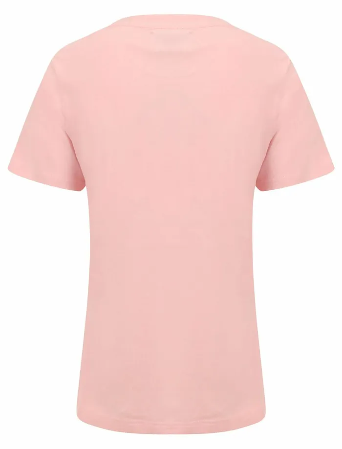 Women TShirts Tokyo Laundry Palma Sunset Motif Cotton Jersey TShirt In Rose Shadow 8211 Tokyo Laundry Pink