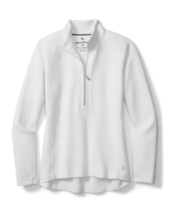 Women Tobago Bay HalfZip Sweatshirt Light Sky Tommy Bahama Sweatshirts Women Tobago Bay HalfZip Sweatshirt Light Sky Tommy Bahama Sweatshirts