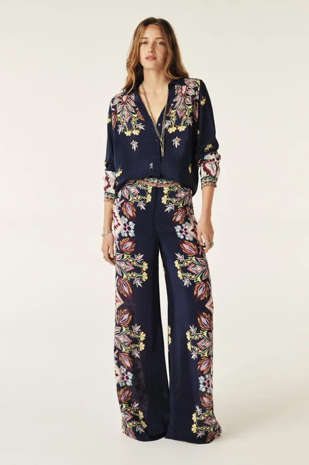 Women Tops and Shirts Baandsh LongSleeve Shirt Loryane Blue