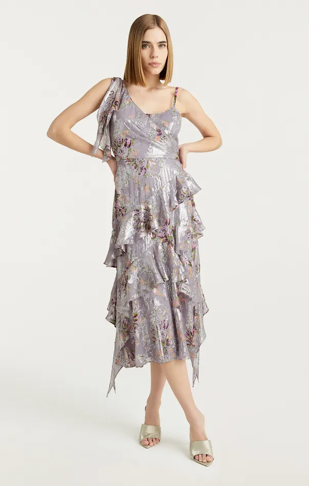 Women Trevor Dress Grey Multi Dresses Cinq Sept