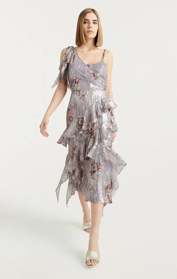 Women Trevor Dress Grey Multi Dresses Cinq Sept