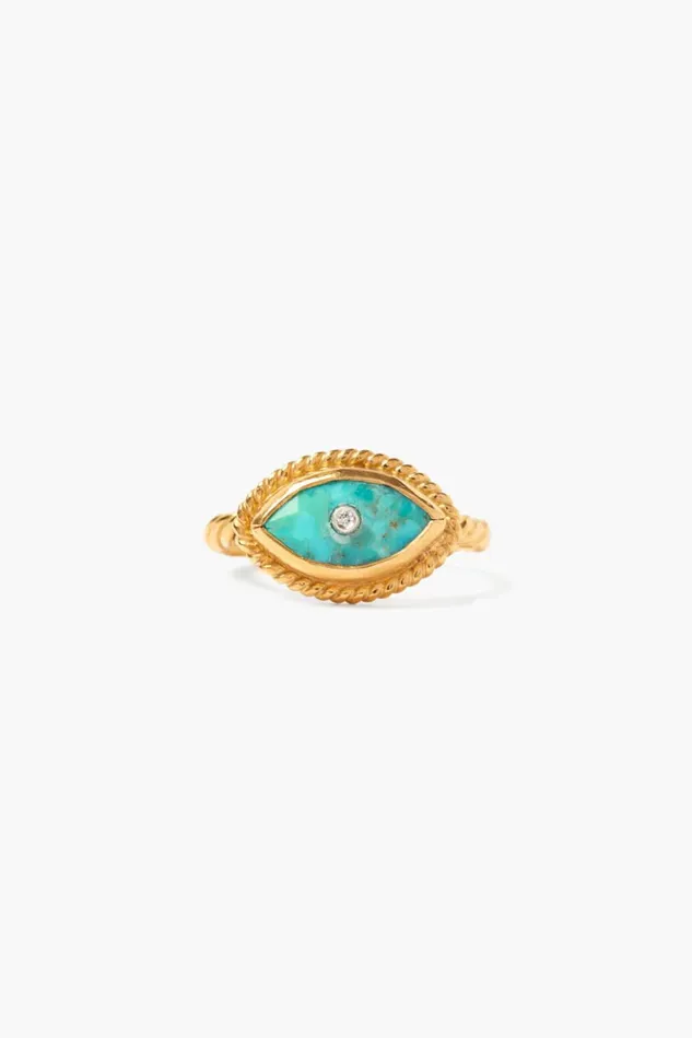 Women Twist Evil Eye Ring Turquoise Chan Luu Rings