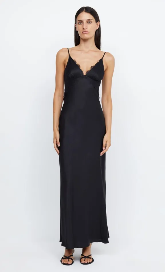 Women Wedding Guest Bec Bridge EMERY LACE MAXI DRESS 8211 BLACKBLACK