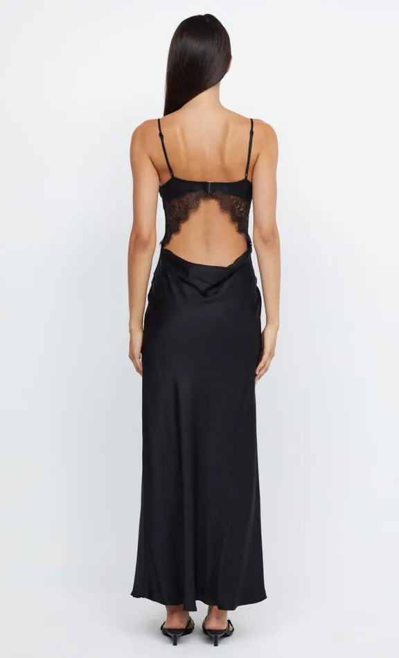Women Wedding Guest Bec Bridge EMERY LACE MAXI DRESS 8211 BLACKBLACK