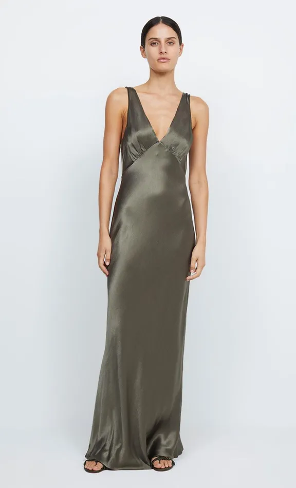 Women Wedding Guest Bec Bridge MOON DANCE VERONA DRESS 8211 DARK WILLOW