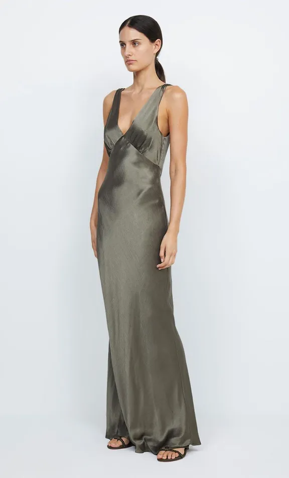 Women Wedding Guest Bec Bridge MOON DANCE VERONA DRESS 8211 DARK WILLOW