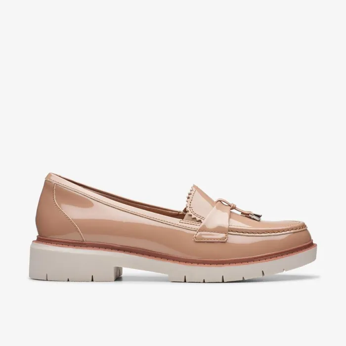 Women Westlynn Bella Warm Beige Clarks Loafers and Oxfords