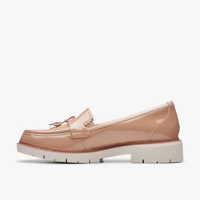 Women Westlynn Bella Warm Beige Clarks Loafers and Oxfords