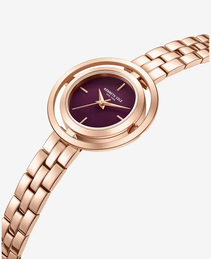 Women Womens Watches Kenneth Cole Automatic Transparency Water Resistant Bracelet Watch Metallic Women Womens Watches Kenneth Cole Automatic Transparency Water Resistant Bracelet Watch Metallic
