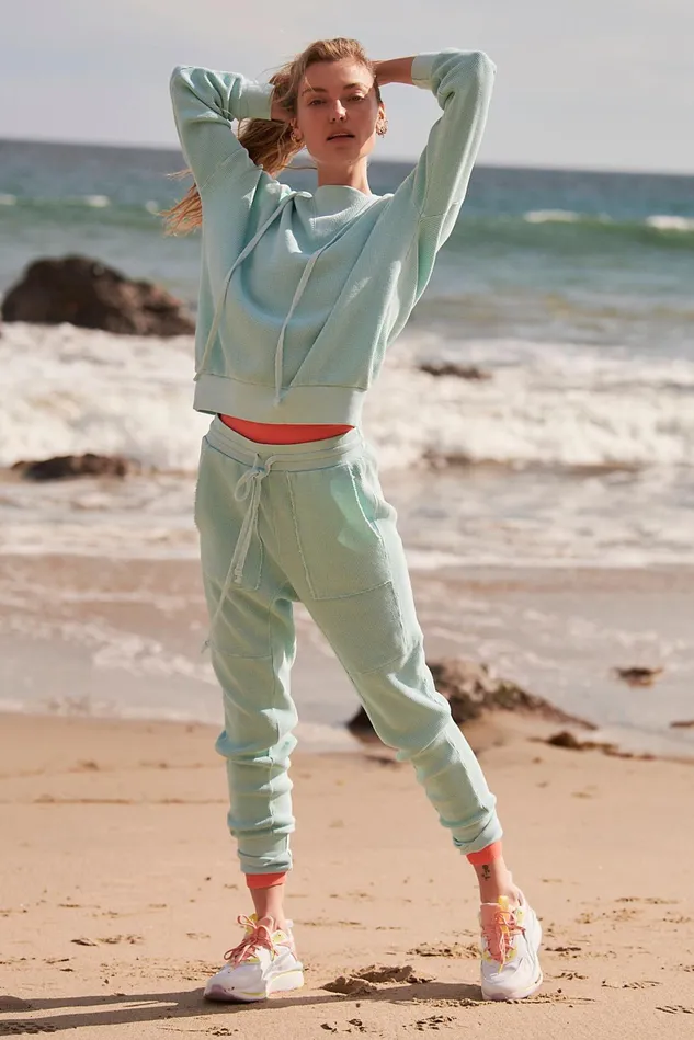 Women Workout Tops Free People The Simple Set Hint Of Mint