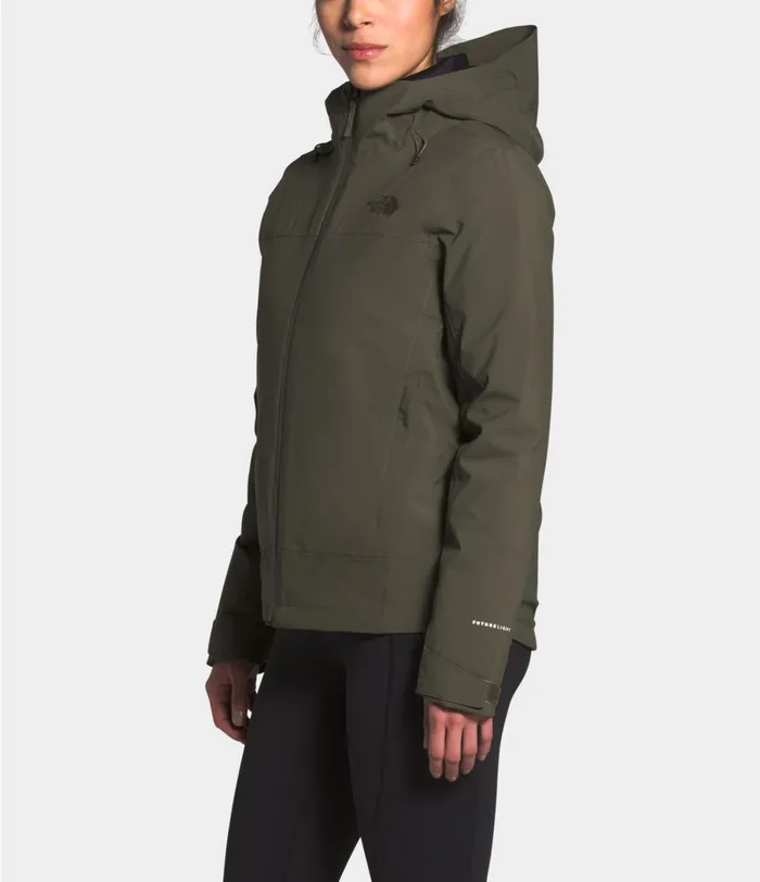 Womens 3In1 The North Face Mountain Light FUTURELIGHT Triclimate Jacket New Taupe Greentnf Black