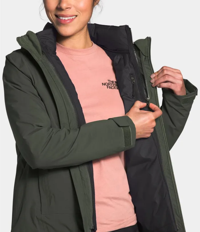 Womens 3In1 The North Face Mountain Light FUTURELIGHT Triclimate Jacket New Taupe Greentnf Black