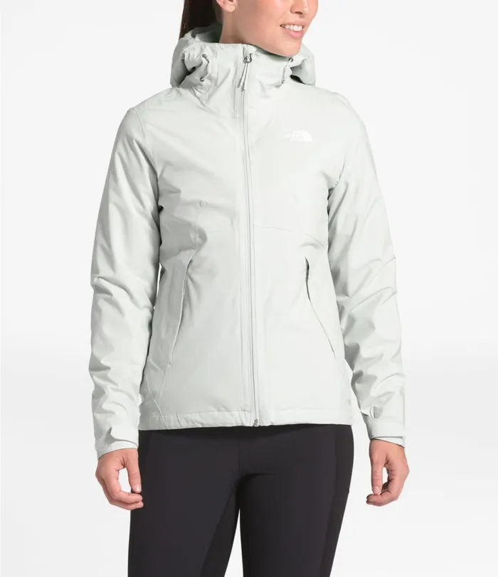 Womens Insulated and Down Jackets The North Face Carto Triclimate Jacket Light Tin Grey