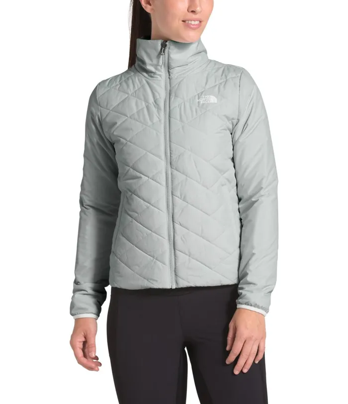 Womens Insulated and Down Jackets The North Face Carto Triclimate Jacket Light Tin Grey