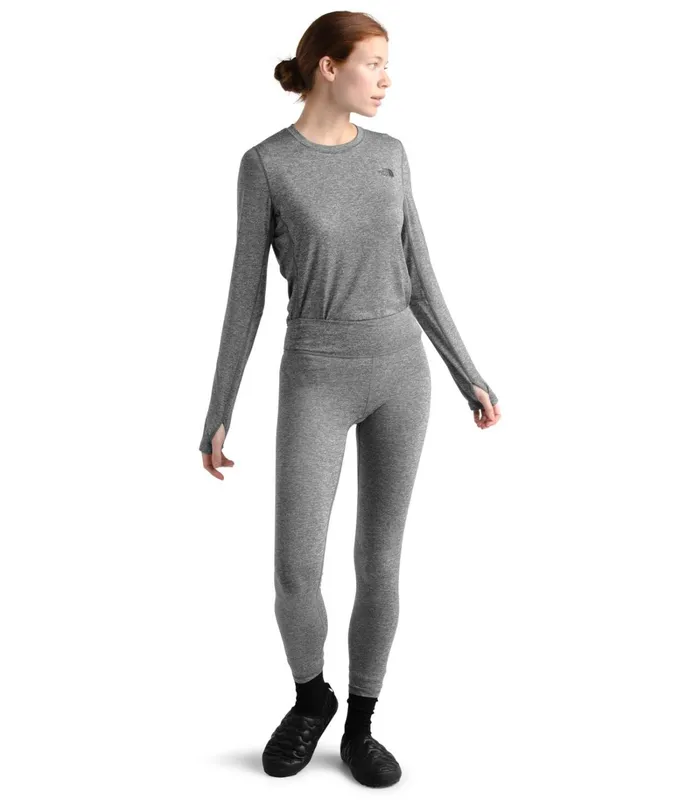 Womens Leggings The North Face Warm Poly Tights Tnf Medium Grey Heather