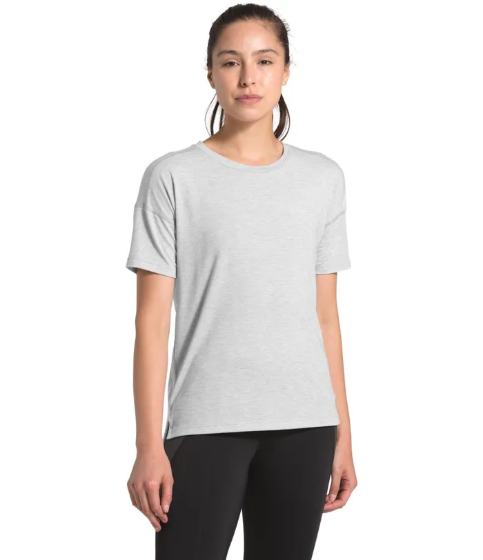 Womens TShirts The North Face Workout ShortSleeve Tnf Light Grey Heather