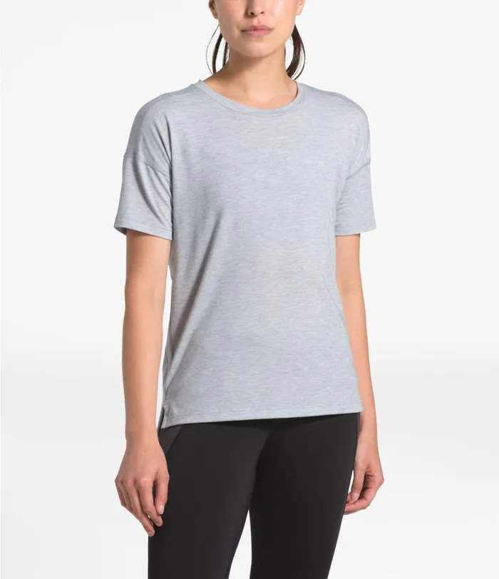 Womens TShirts The North Face Workout ShortSleeve Tnf Light Grey Heather